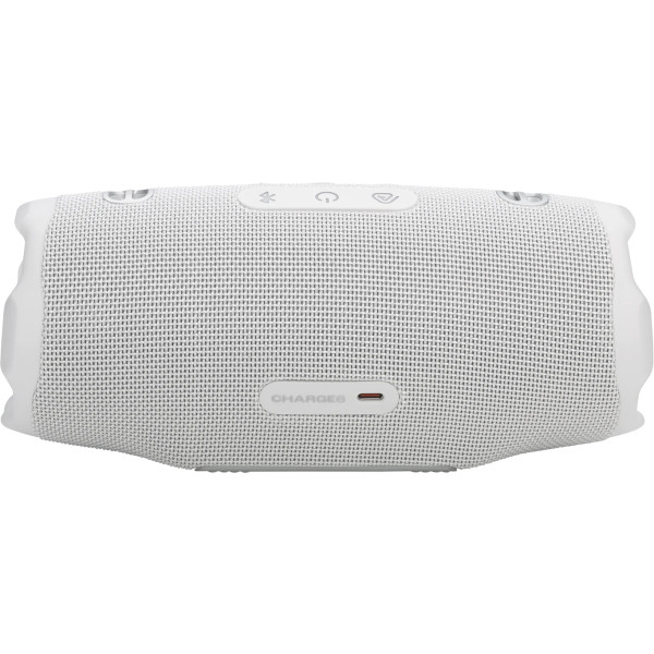 Фото - Портативна акустика JBL Charge 6 White (JBLCHARGE6WHT)