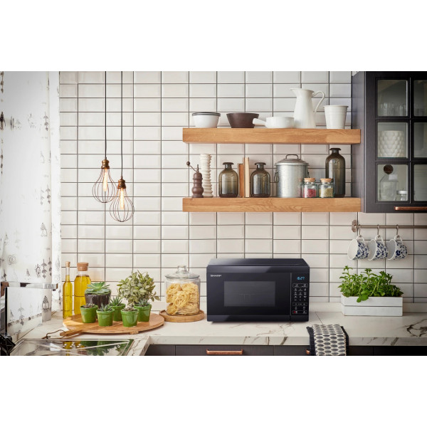 Фото - Микроволновая печь (СВЧ) Sharp YC-MG02E-B