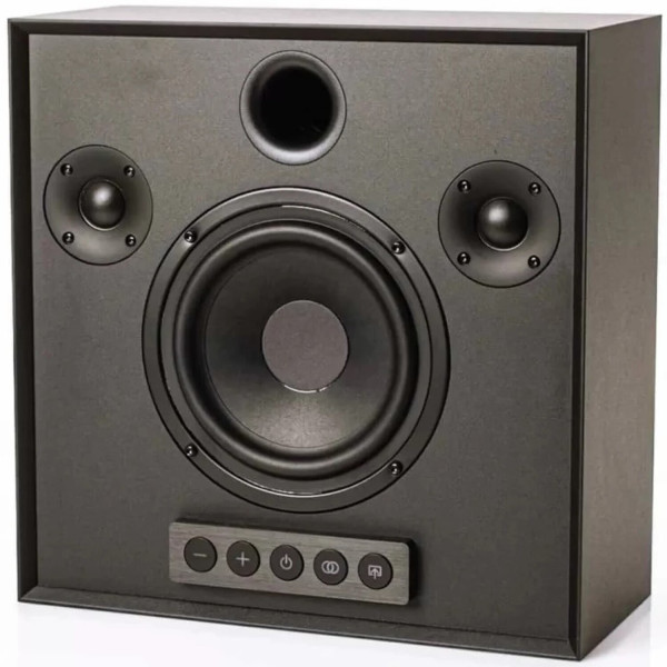 Фото - Акустична система стаціонарна MOREL Hogtalare - Black Cabinet With White Grill (EU)