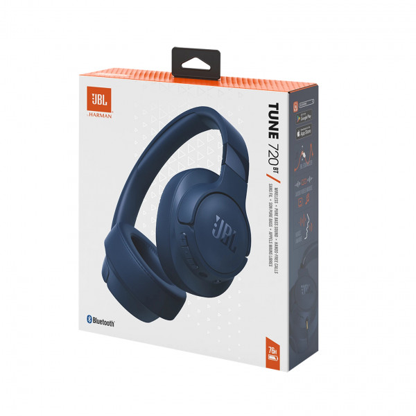 Фото - Наушники полноразмерные беспроводные JBL Tune 720BT Blue(JBLT720BTBLU)
