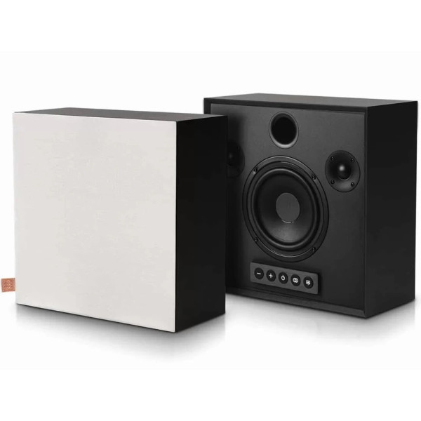 Фото - Акустична система стаціонарна MOREL Hogtalare - Black Cabinet With White Grill (EU)