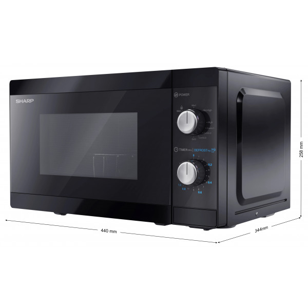 Фото - Уценка - Микроволновая печь (СВЧ) Sharp YC-MG01E-B