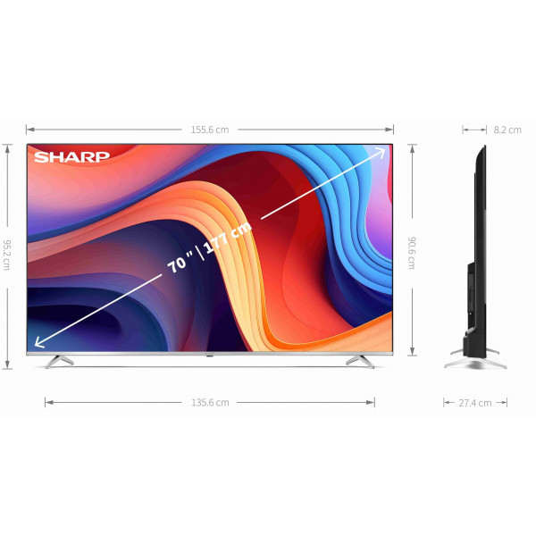 Фото - Телевизор Sharp 4T-C70GP6260ES