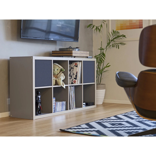 Фото - Акустична система стаціонарна MOREL Hogtalare - Black Cabinet With White Grill (EU)