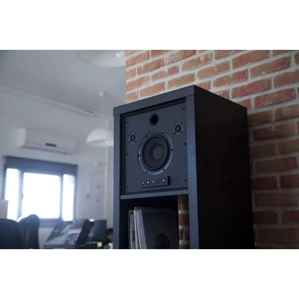Фото - Акустична система стаціонарна MOREL Hogtalare - Black Cabinet With White Grill (EU)