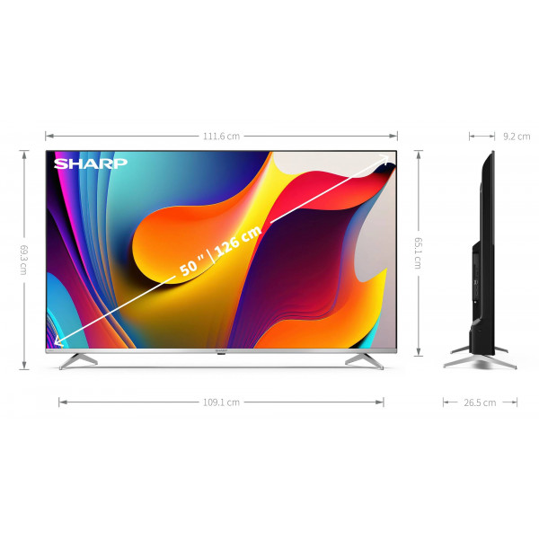 Фото - Телевизор Sharp 4T-C50FP1EL2AB