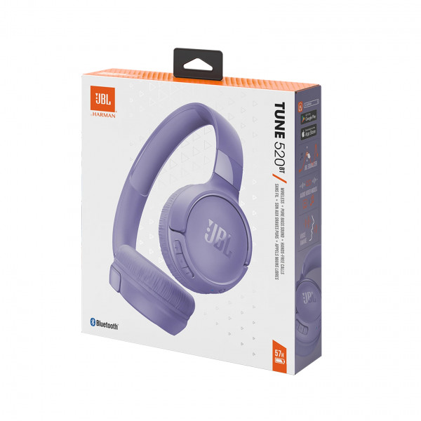 Фото - Наушники накладные беспроводные JBL Tune 520BT Purple (JBLT520BTPUREU)