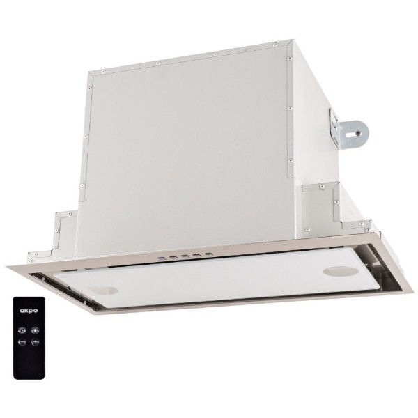 Фото - Вытяжка встраиваемая Akpo WK-10 Neva Glass 850 Inox+White 60