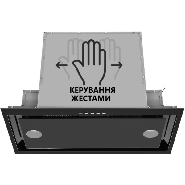 Фото - Вытяжка встраиваемая Akpo WK-12 Neva Glass 1200 Black 60