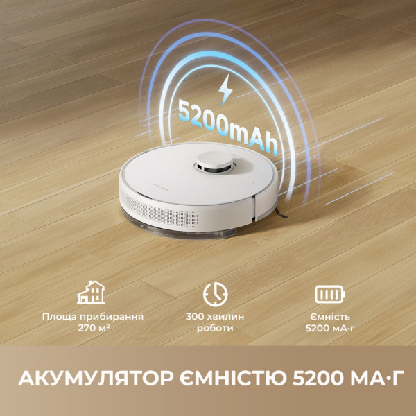 Фото - Робот-пылесос моющий Dreame Bot F10 Black (RLF11SA)