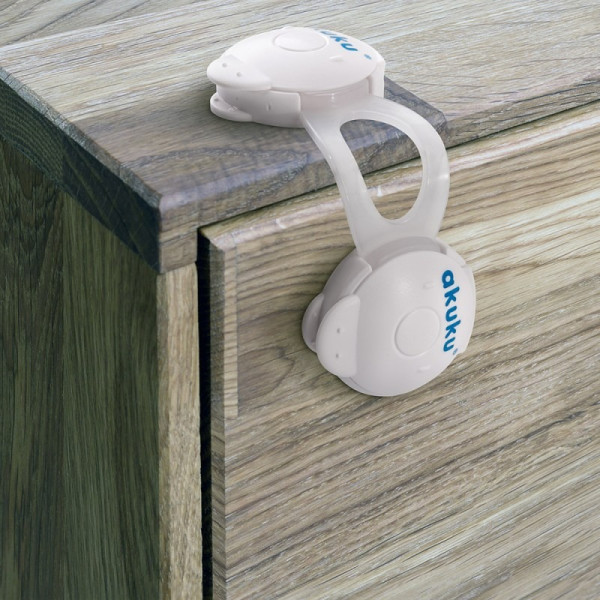 Фото - Блокиратор для шкафа Akuku белый, 10 см (A0648)