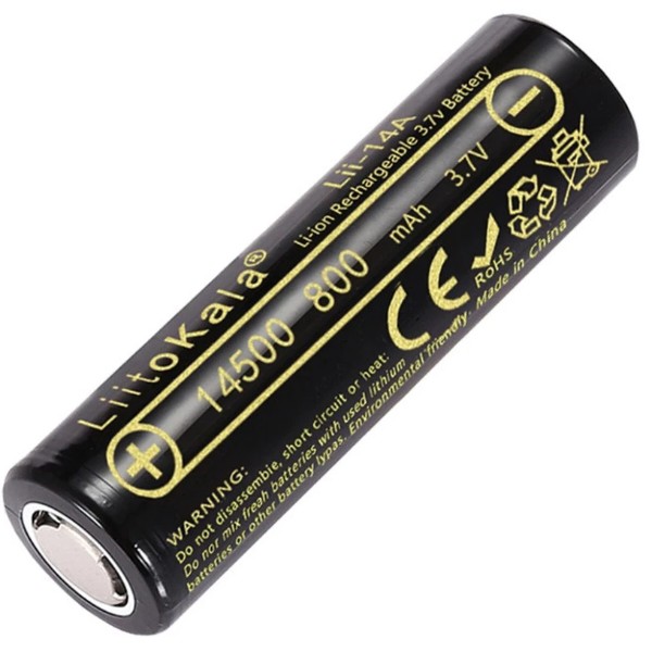 Фото - Акумулятор тип 14500 LiitoKala 800mAh 3.7V (14A-N(14500)) Фото - Акумулятор тип 14500 LiitoKala 800mAh 3.7V (14A-N(14500))