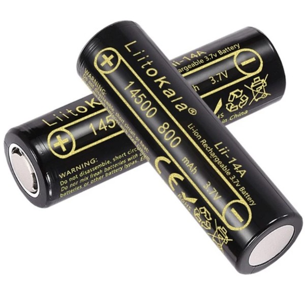 Фото - Аккумулятор тип 14500 LiitoKala 800mAh 3.7V (Lii-14A (14500))