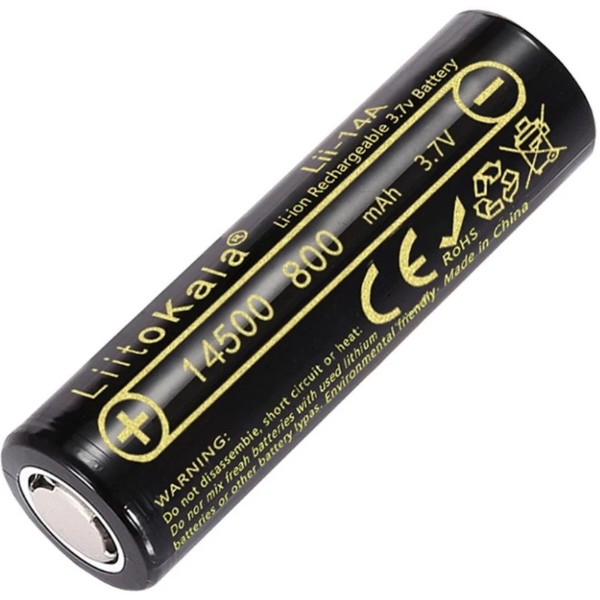 Фото - Аккумулятор тип 14500 LiitoKala 800mAh 3.7V (Lii-14A (14500))