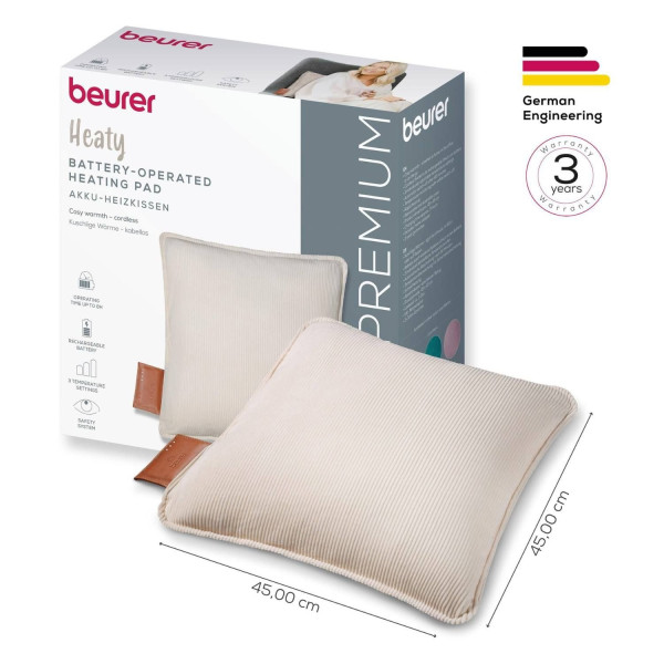 Фото - Електрогрілка для спини Beurer HK 77 Heaty cashmere-creme