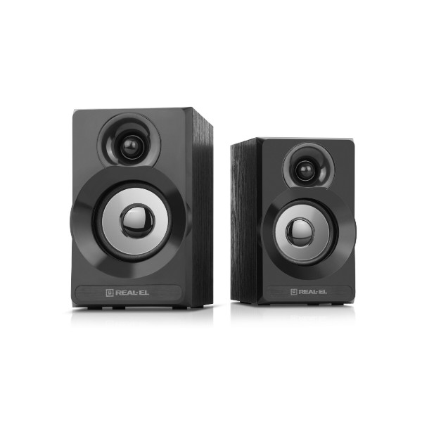 Фото - Компьютерная акустика компактная 2.0 REAL-EL S-217 Black (EL121200013)