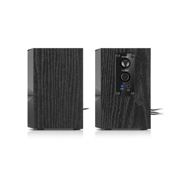 Фото - Компьютерная акустика компактная 2.0 REAL-EL S-217 Black (EL121200013)