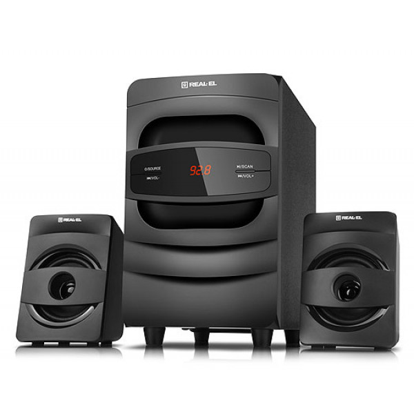 Фото - Комп'ютерна акустика 2.1 REAL-EL M-390 Black