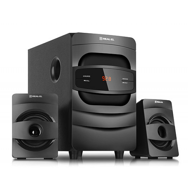 Фото - Комп'ютерна акустика 2.1 REAL-EL M-390 Black
