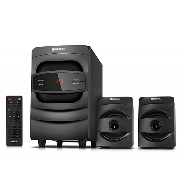 Фото - Комп'ютерна акустика 2.1 REAL-EL M-390 Black