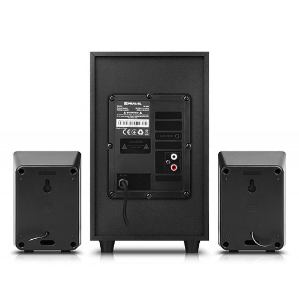 Фото - Комп'ютерна акустика 2.1 REAL-EL M-390 Black