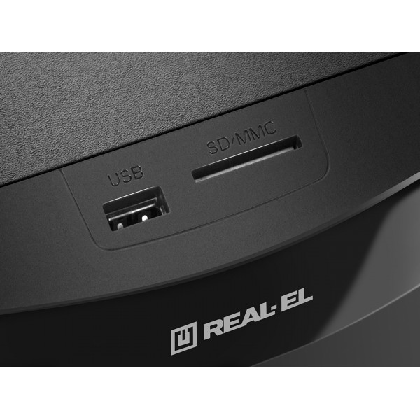 Фото - Комп'ютерна акустика 2.1 REAL-EL M-375 Black