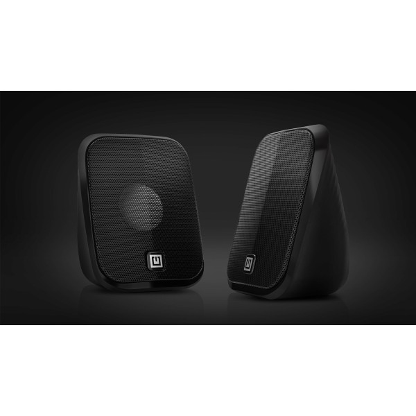 Фото - Компьютерная акустика компактная 2.0 REAL-EL S-25 Black (EL121100022)
