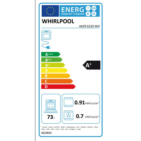 Фото - Духова шафа Whirlpool AKZ96220WH
