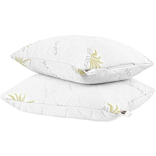 Фото - Подушка стандартна MirSon шовкова №853 Alberto Silk Kapok Hand made Пружна 40х60 см (2200003200638)