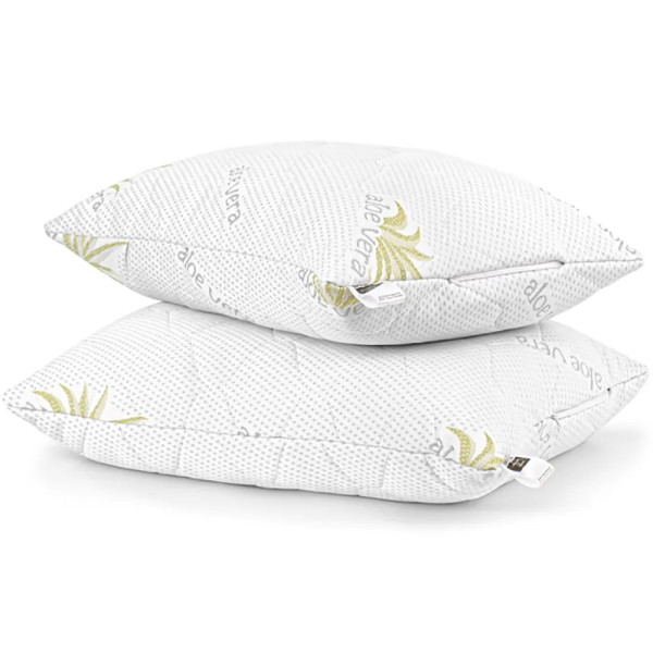 Фото - Подушка стандартна MirSon №808 Alberto EcoSilk Hand made 40х60 см (2200003197129)