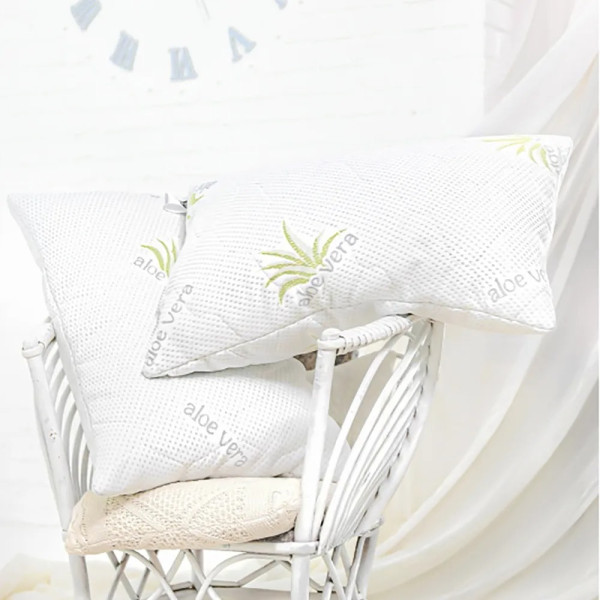 Фото - Подушка стандартная MirSon №802 Dorotea EcoSilk Hand made 40х60 см (2200003196948)