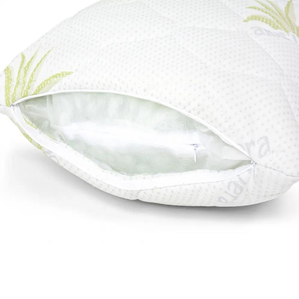 Фото - Подушка стандартна MirSon бавовняна №889 Alberto Hand made Пружна 70х70 см (2200003227086)