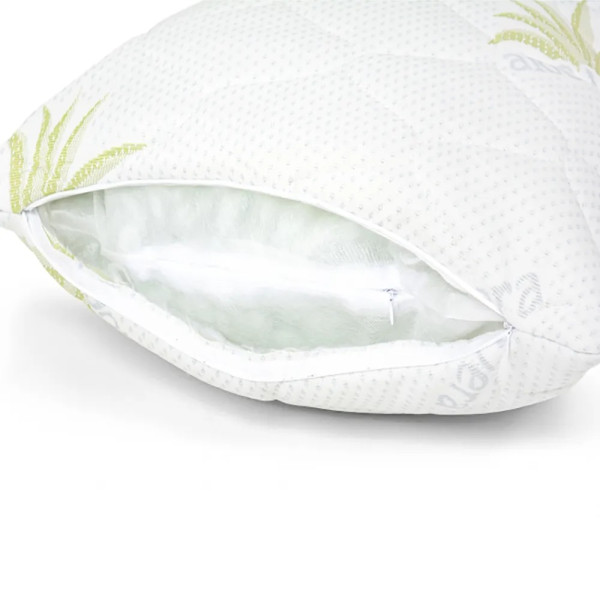 Фото - Подушка стандартная MirSon №802 Dorotea EcoSilk Hand made 40х60 см (2200003196948)