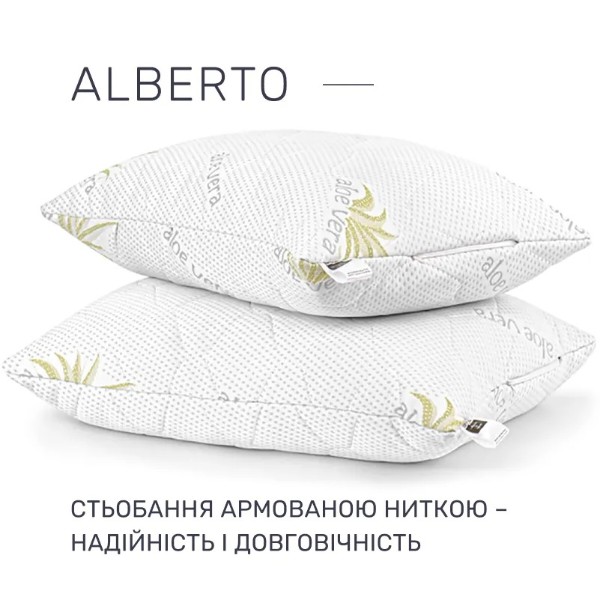 Фото - Подушка стандартна MirSon антиалергенна №776 Alberto Tencel середня 40х60 см (2200001485181)
