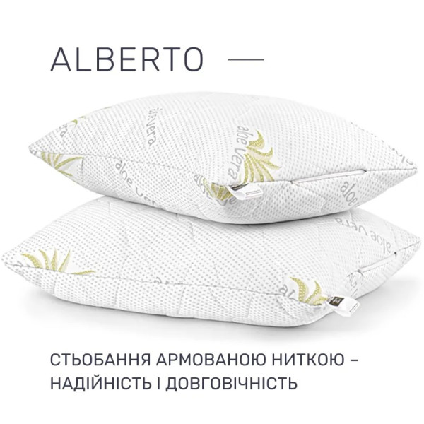 Фото - Подушка стандартна MirSon антиалергенна №776 Alberto Tencel середня 50х70 см (2200001485587)
