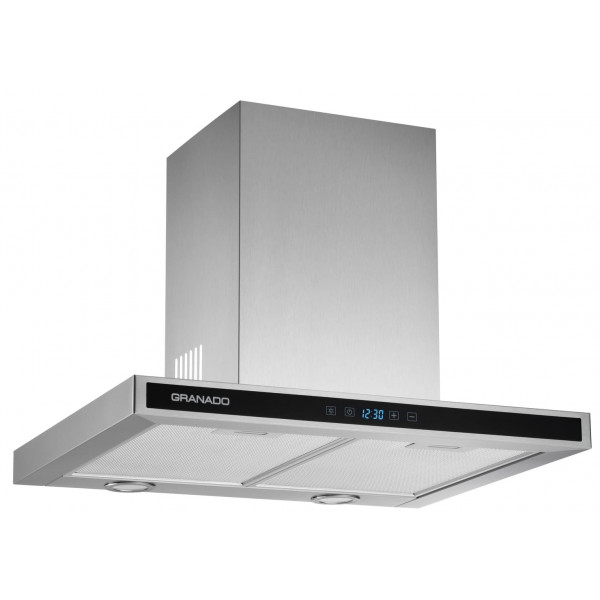 Фото - Вытяжка декоративная GRANADO Alcoba 1614-1200 Inox Black Glass