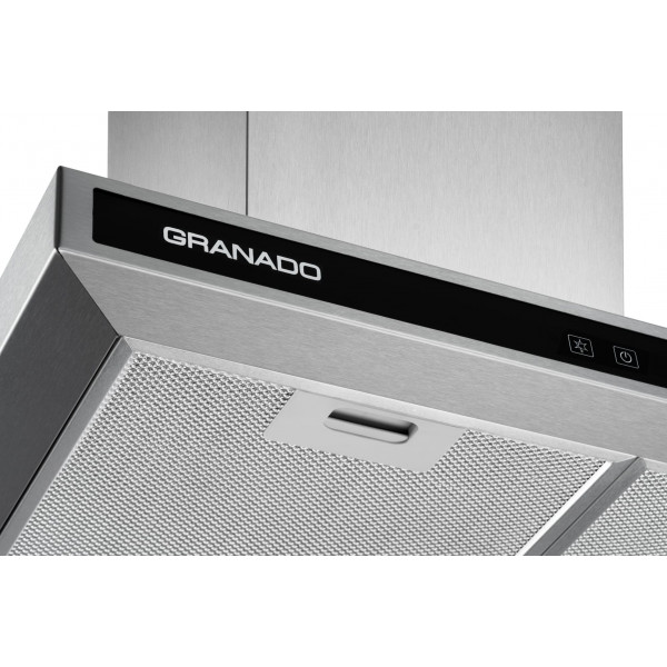 Фото - Вытяжка декоративная GRANADO Alcoba 1614-1200 Inox Black Glass