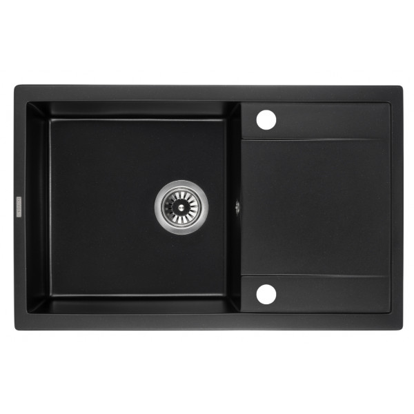 Фото - Мийка кухонна GRANADO Alicante Black Shine