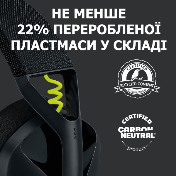 Фото - Гарнитура беспроводная игровая Logitech G435 Black (981-001050)