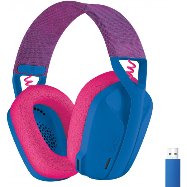 Фото - Гарнітура бездротова ігрова Logitech G435 Blue (981-001062)