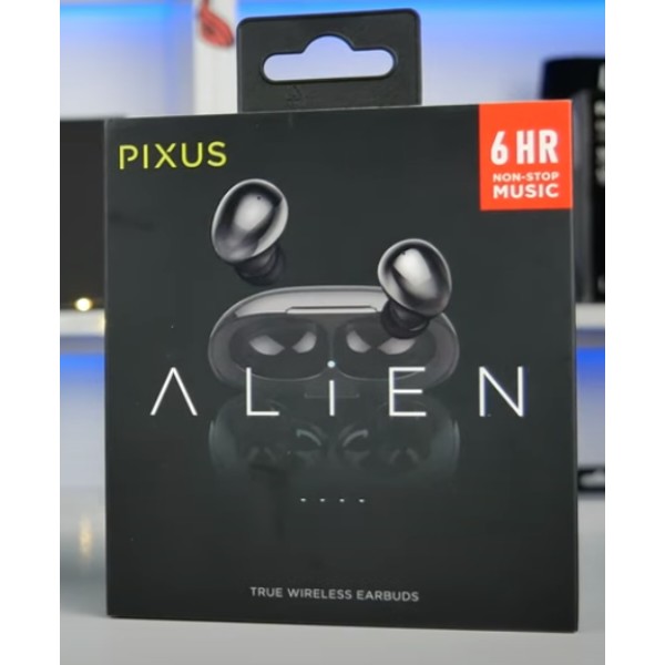 Фото - Навушники вкладиші бездротові TWS Pixus Alien Black