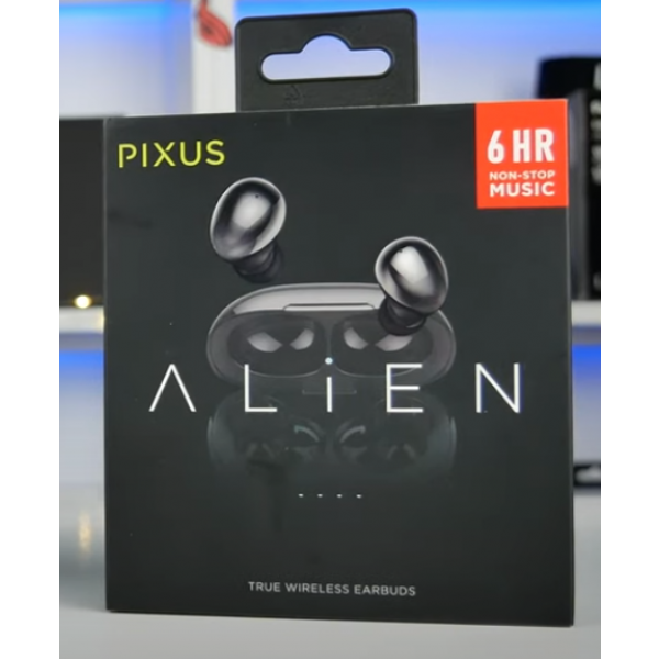 Фото - Навушники вкладиші бездротові TWS Pixus Alien Black