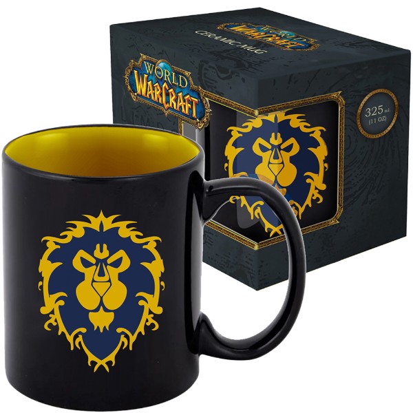 Фото - Чашка Blizzard WORLD OF WARCRAFT Alliance 330 мл Black (FWWMUG24BKAll0002)