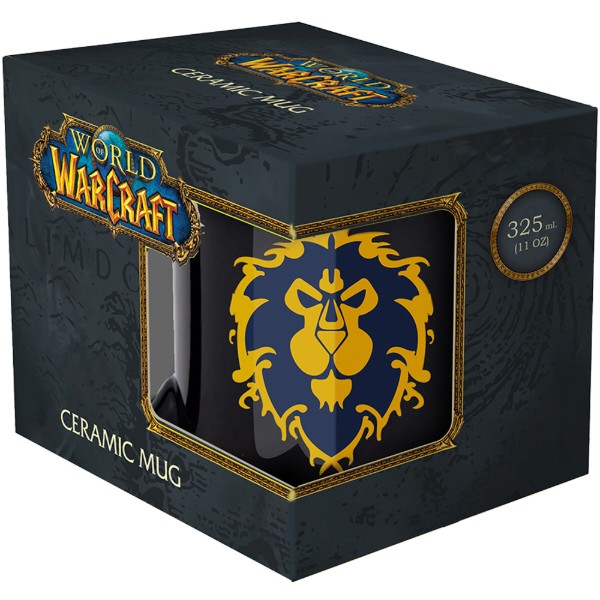 Фото - Чашка Blizzard WORLD OF WARCRAFT Alliance 330 мл Black (FWWMUG24BKAll0002)