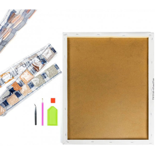 Фото - Алмазний живопис Strateg Казковий кінь 30х40 см (HX213)