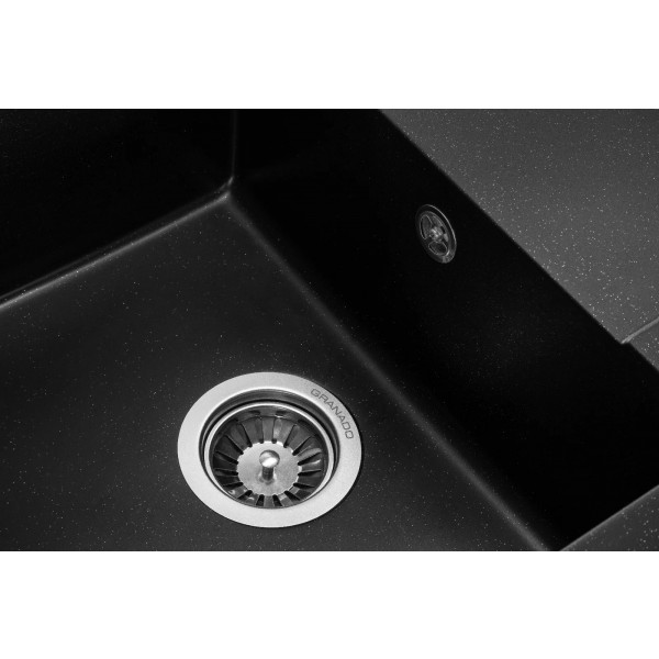 Фото - Мийка кухонна GRANADO Almeria Black Shine