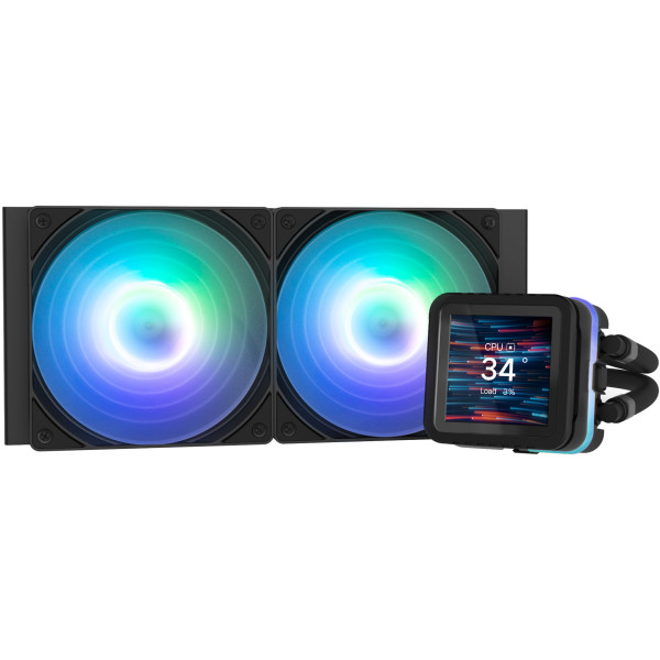 Фото - Водяная система охлаждения Zalman Alpha 2DS A24 ARGB (ALPHA2DSA24BLACK)