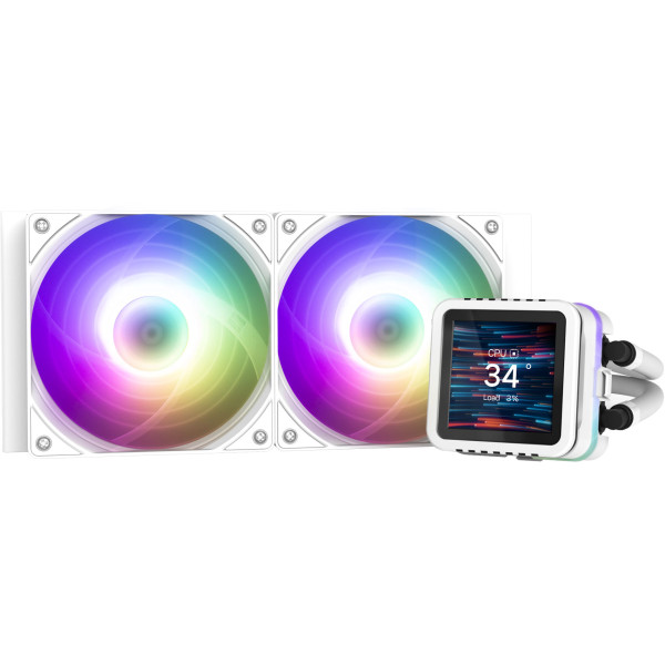 Фото - Водяная система охлаждения Zalman Alpha 2DS A24 ARGB (ALPHA2DSA24WHITE)