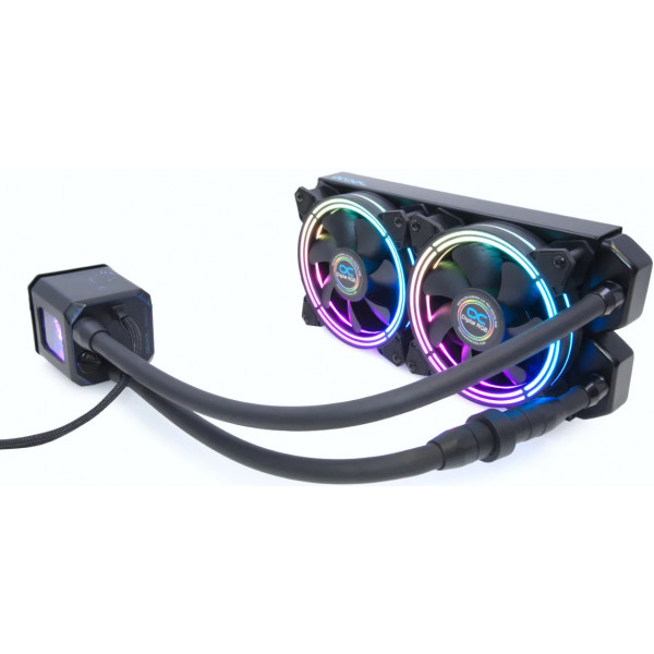 Фото - Водяна система охолодження ALPHACOOL AURORA 240/DIGITAL RGB (11728)