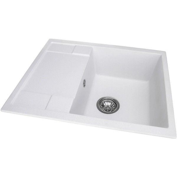 Фото - Мийка кухонна GRANADO Altea White